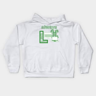 Freelancer - Always Learn & Earn Kids Hoodie